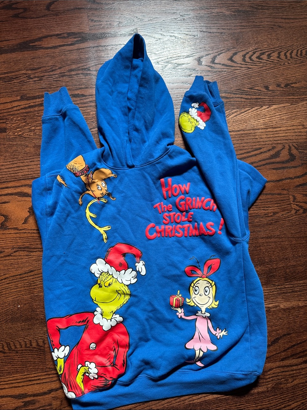 Target Blue Kids 'How The Grinch Stole Christmas' Hooded Sweatshirt